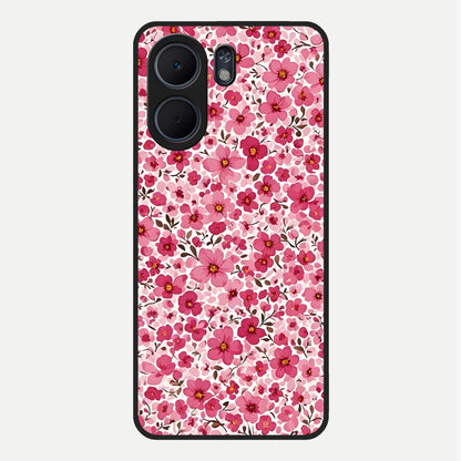  Cherry Blossom Charm Glass Case For Oppo A5x 5G back cover – full design glossy printed glass finish