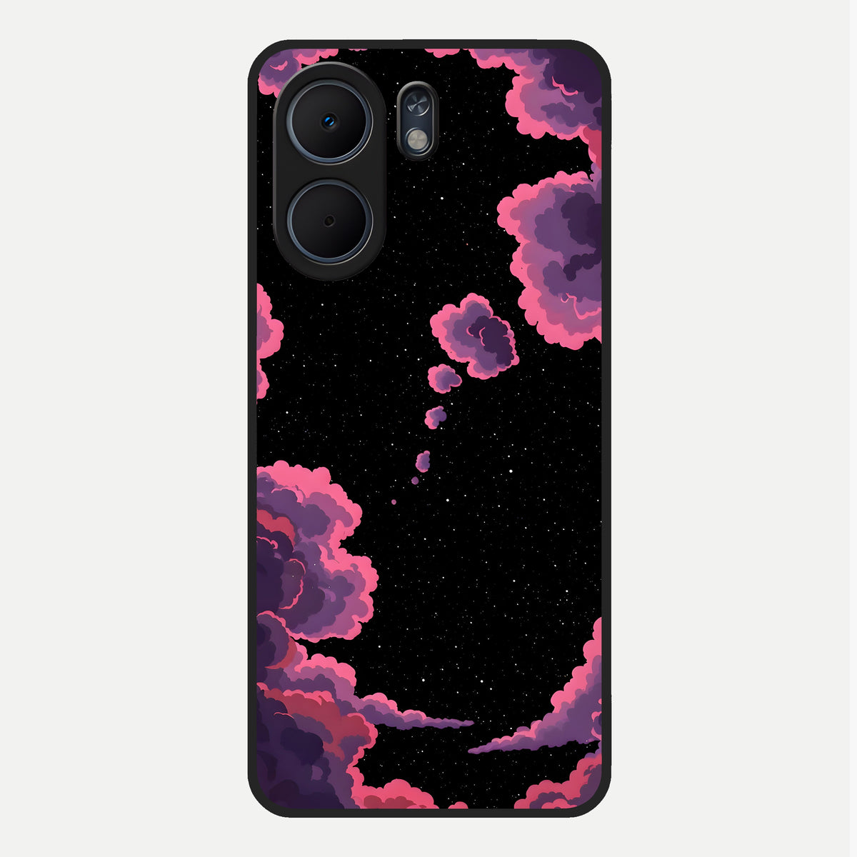  Cosmic Cloud Journey Glass Case For Oppo A5x 5G back cover – full design glossy printed glass finish