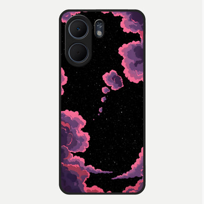  Cosmic Cloud Journey Glass Case For Oppo A5x 5G back cover – full design glossy printed glass finish