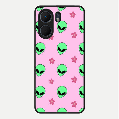  Cosmic Cute Crush Glass Case For Oppo A5x 5G back cover – full design glossy printed glass finish