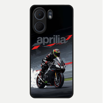  Dark Aprilla Glass Case For Oppo A5x 5G back cover – full design glossy printed glass finish