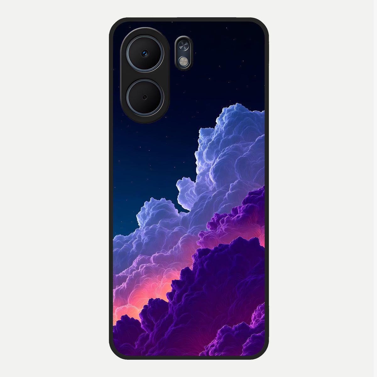  Dreamy Cloud Skies Glass Case For Oppo A5x 5G back cover – full design glossy printed glass finish
