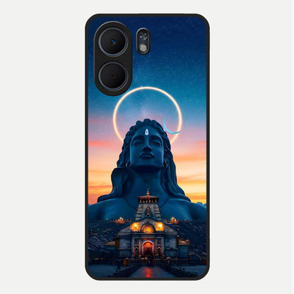  Eternal Shiva Aura Glass Case For Oppo A5x 5G back cover – full design glossy printed glass finish