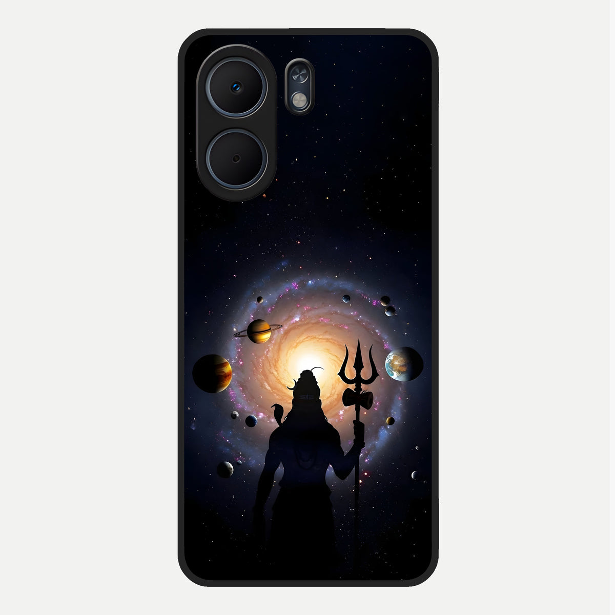  Galactic Shiva Vision Glass Case For Oppo A5x 5G back cover – full design glossy printed glass finish