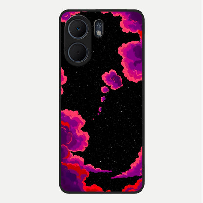  Galaxy Dream Frame Glass Case For Oppo A5x 5G back cover – full design glossy printed glass finish