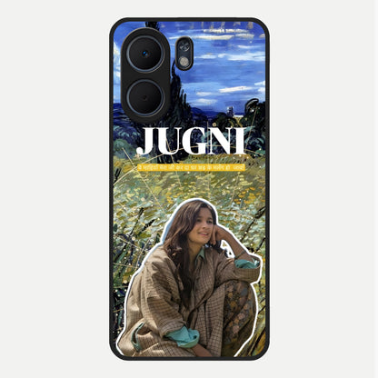  Jugni Soul Vibes Glass Case For Oppo A5x 5G back cover – full design glossy printed glass finish