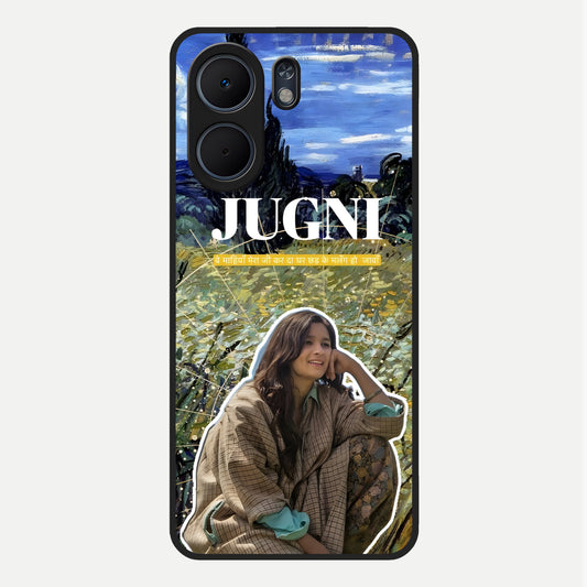  Jugni Soul Vibes Glass Case For Oppo A5x 5G back cover – full design glossy printed glass finish