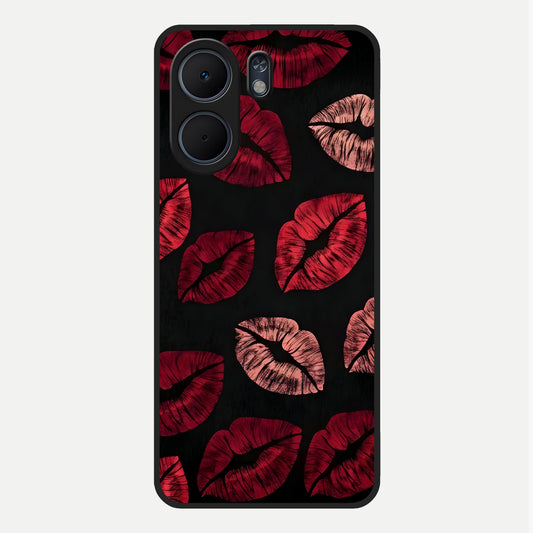  Midnight Kiss Love Glass Case For Oppo A5x 5G back cover – full design glossy printed glass finish