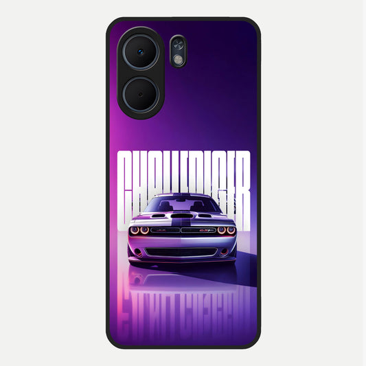  Midnight Muscle Ride Glass Case For Oppo A5x 5G back cover – full design glossy printed glass finish