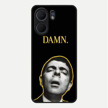  Mr Bean Damn Glass Case For Oppo A5x 5G back cover – full design glossy printed glass finish