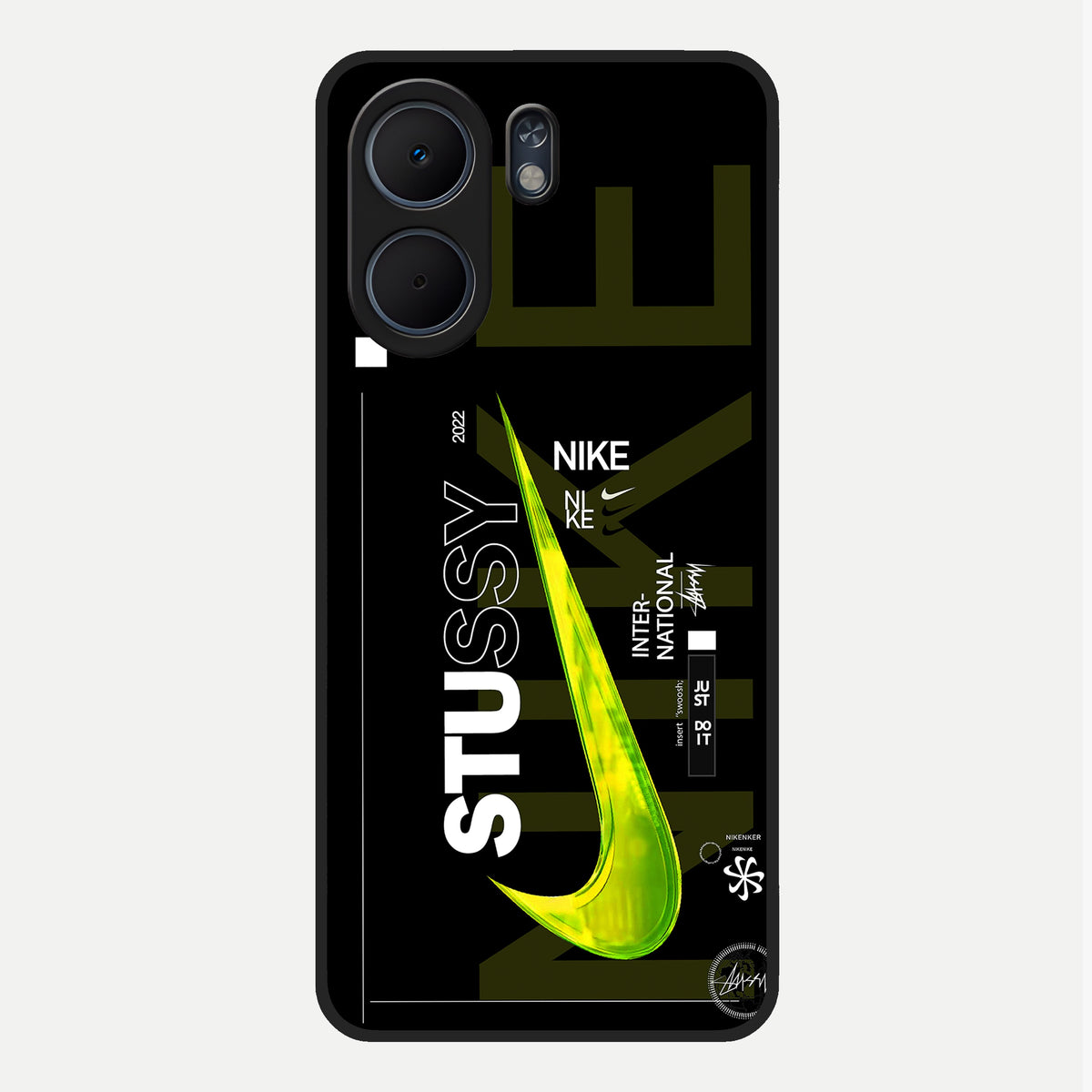  Neon Street Edition Glass Case For Oppo A5x 5G back cover – full design glossy printed glass finish
