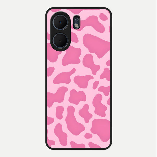  Pinkish Scenery Glass Case For Oppo A5x 5G back cover – full design glossy printed glass finish