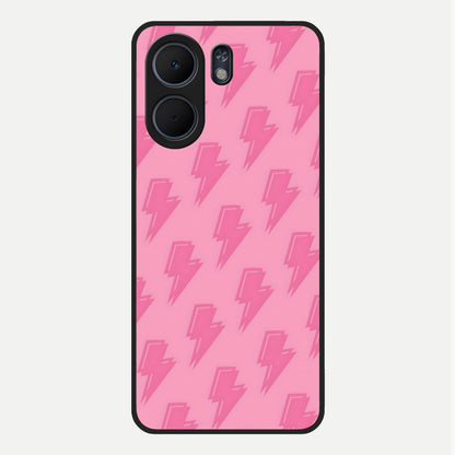  Pink Moo Magic Glass Case For Oppo A5x 5G back cover – full design glossy printed glass finish