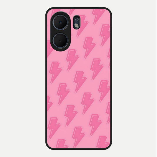  Pink Moo Magic Glass Case For Oppo A5x 5G back cover – full design glossy printed glass finish