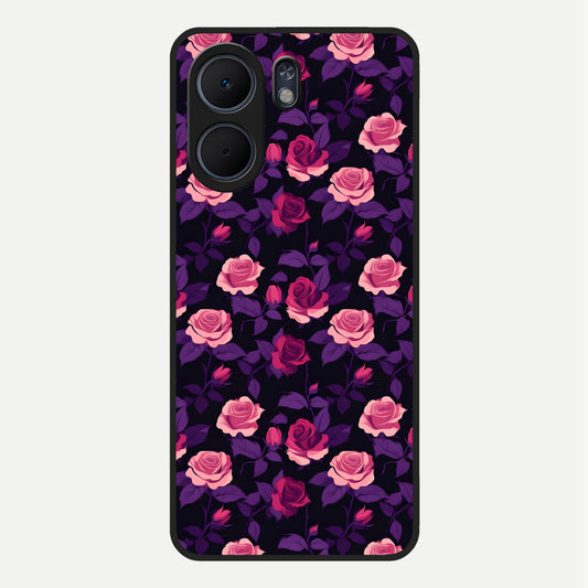  Rose Garden Twilight Glass Case For Oppo A5x 5G back cover – full design glossy printed glass finish