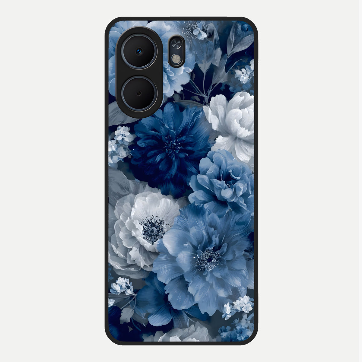  Royal Bloom Garden Glass Case For Oppo A5x 5G back cover – full design glossy printed glass finish