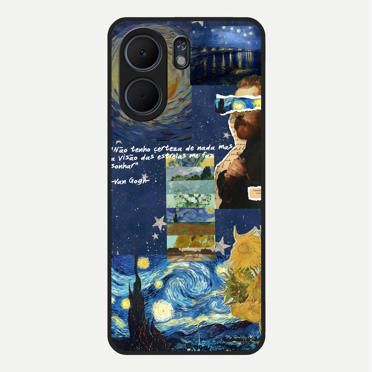  Starry Dream Vision Glass Case For Oppo A5x 5G back cover – full design glossy printed glass finish