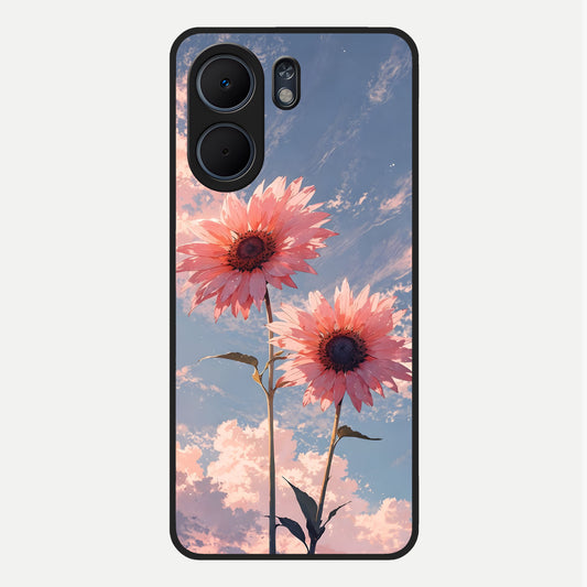  Sun Moon Balance Glass Case For Oppo A5x 5G back cover – full design glossy printed glass finish