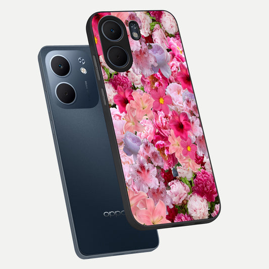  Bloom Crush Fantasy phone case For Oppo A5x 5G showing premium glass back cover with detailed artwork