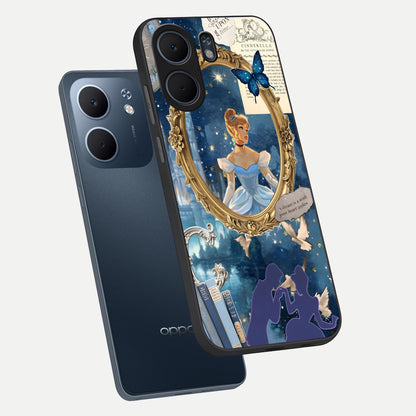 Midnight Queen phone case For Oppo A5x 5G showing premium glass back cover with detailed artwork