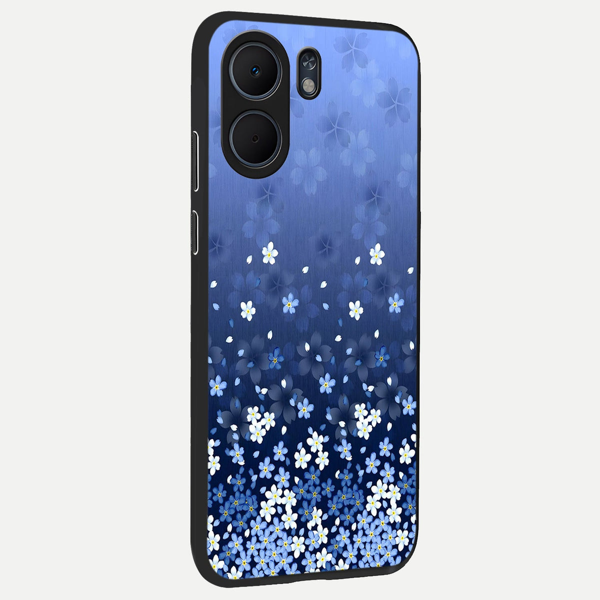  Blue Starry back cover For Oppo A5x 5G slim fit glass case with vibrant aesthetic design