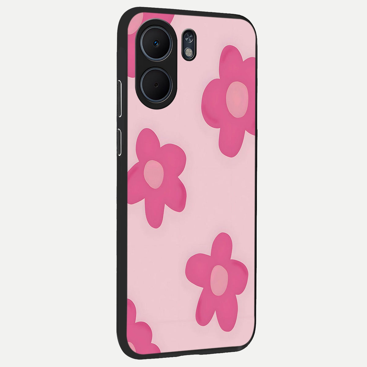  Candy Bloom Dreams back cover For Oppo A5x 5G slim fit glass case with vibrant aesthetic design