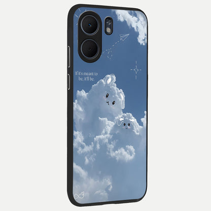  Cloud Bunny Dreams back cover For Oppo A5x 5G slim fit glass case with vibrant aesthetic design