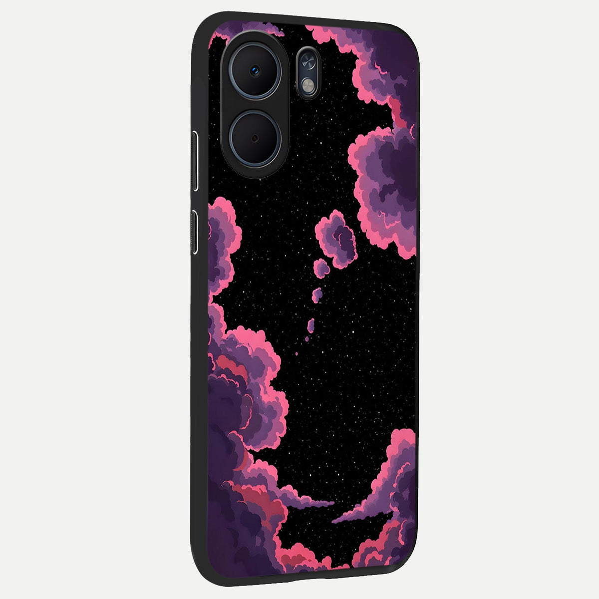  Cosmic Cloud Journey back cover For Oppo A5x 5G slim fit glass case with vibrant aesthetic design