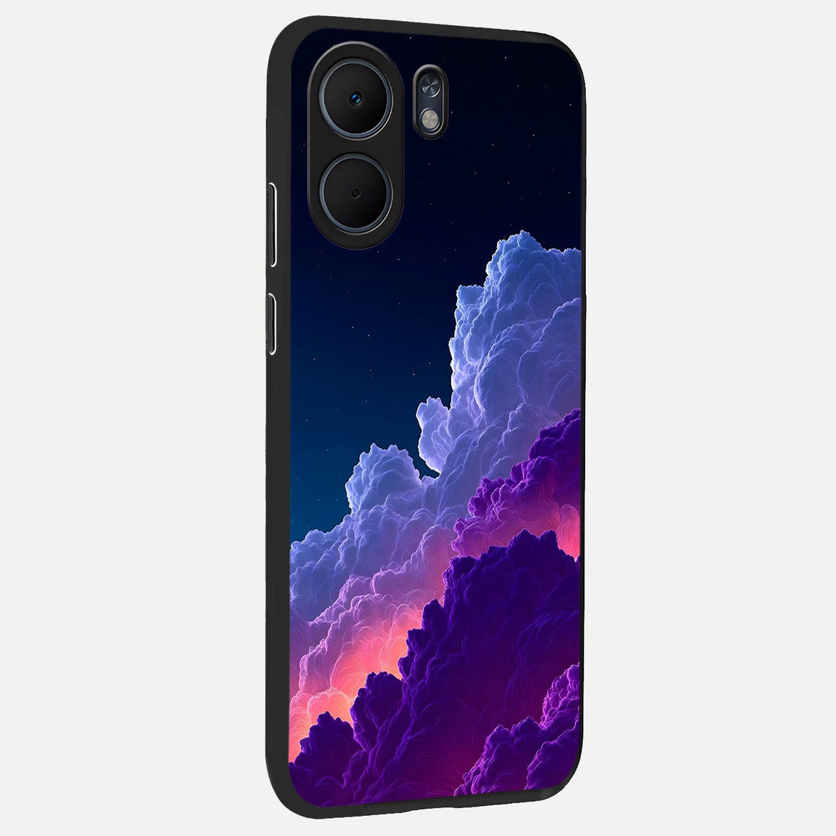  Dreamy Cloud Skies back cover For Oppo A5x 5G slim fit glass case with vibrant aesthetic design