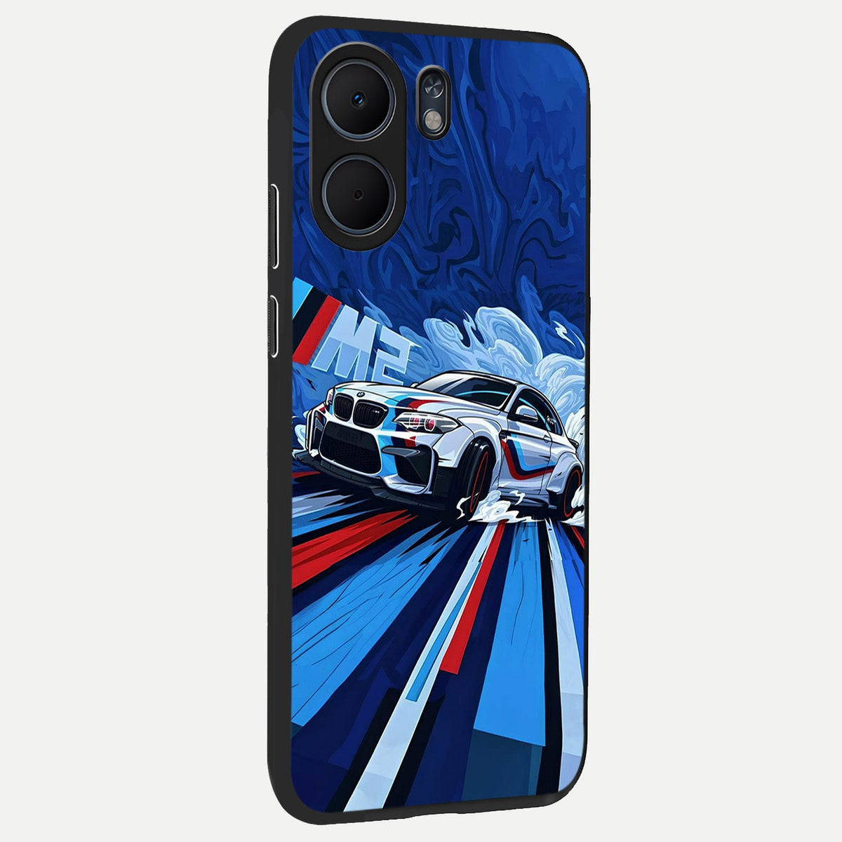  Drift Power Rush back cover For Oppo A5x 5G slim fit glass case with vibrant aesthetic design