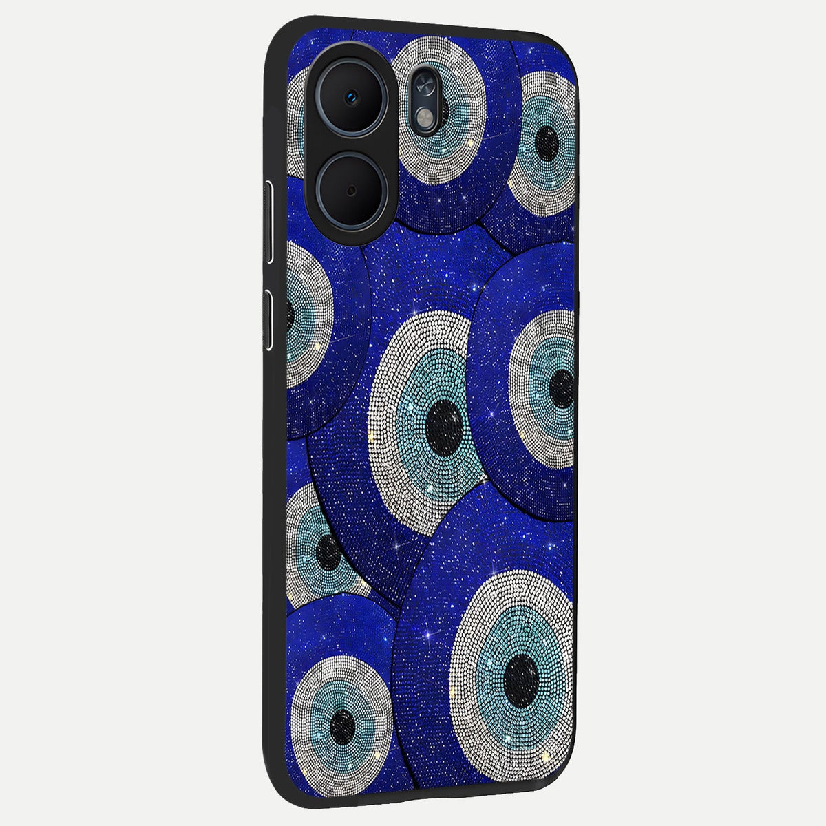  Galaxy Eye Flow back cover For Oppo A5x 5G slim fit glass case with vibrant aesthetic design