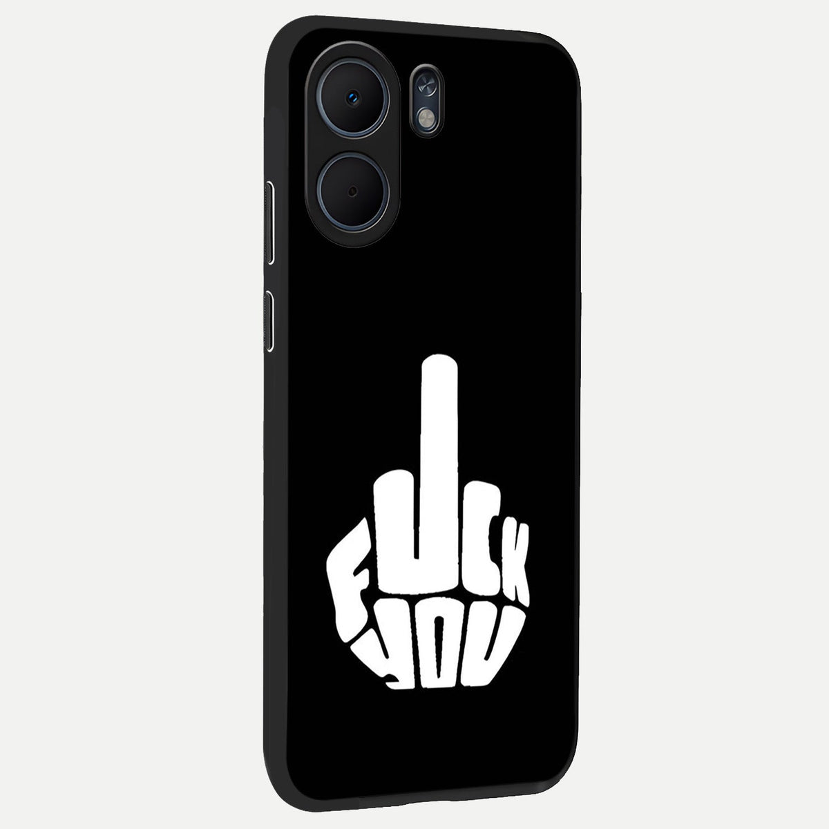  Rebel Mode On back cover For Oppo A5x 5G slim fit glass case with vibrant aesthetic design