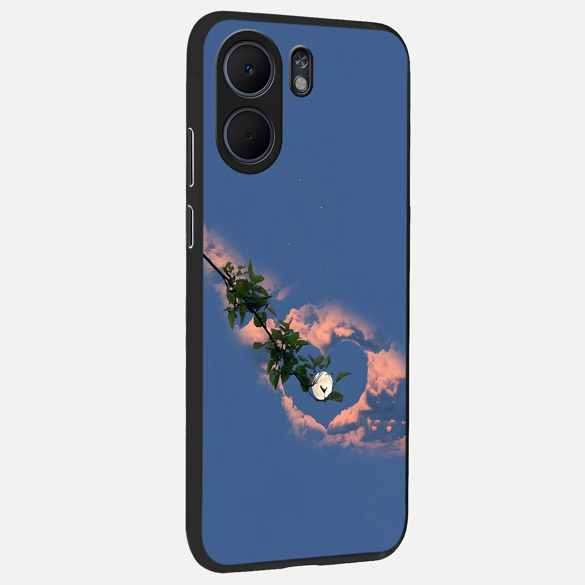  Sky Under Tree back cover For Oppo A5x 5G slim fit glass case with vibrant aesthetic design