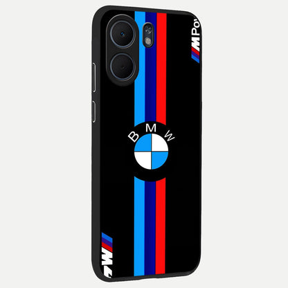  Turbo BMW Beast back cover For Oppo A5x 5G slim fit glass case with vibrant aesthetic design