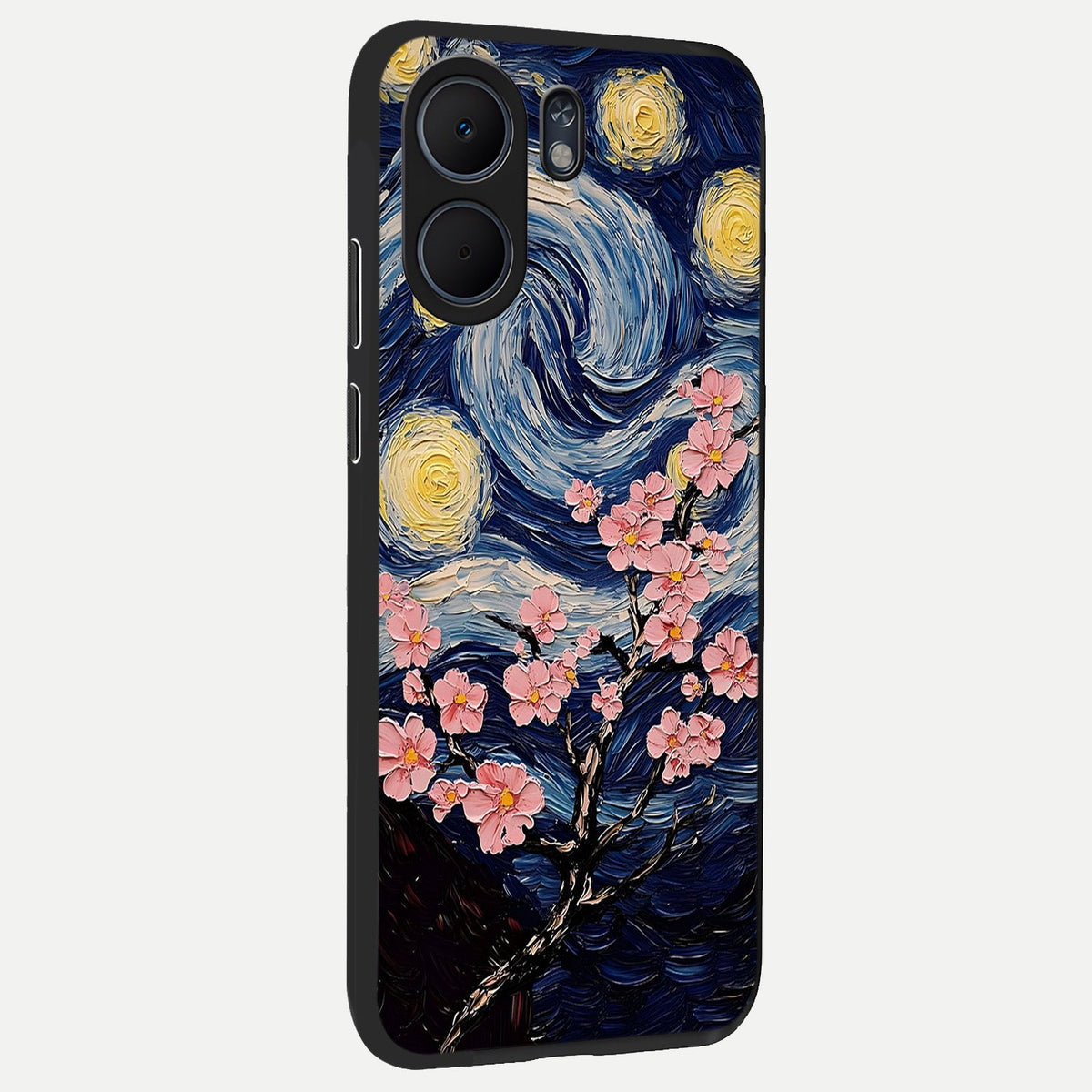  Van Gogh Scenery back cover For Oppo A5x 5G slim fit glass case with vibrant aesthetic design