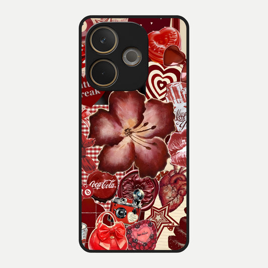  Aesthetic Little Freak Glass Case For Oppo A5 Pro back cover – full design glossy printed glass finish