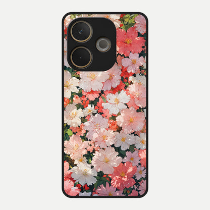  Blush Bloom Field Glass Case For Oppo A5 Pro back cover – full design glossy printed glass finish