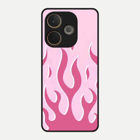  Blush Flame Energy Glass Case For Oppo A5 Pro back cover – full design glossy printed glass finish