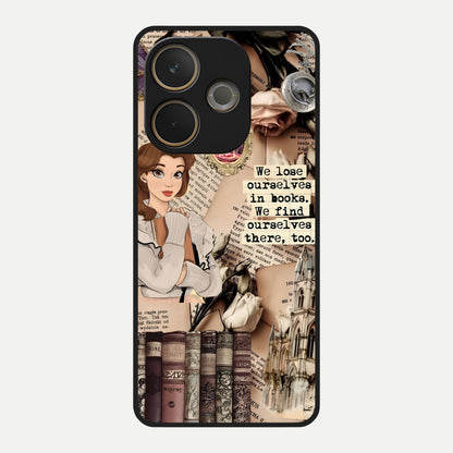  Bookish Dream World Glass Case For Oppo A5 Pro back cover – full design glossy printed glass finish