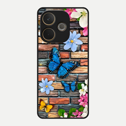  Brick Bloom Flight Glass Case For Oppo A5 Pro back cover – full design glossy printed glass finish
