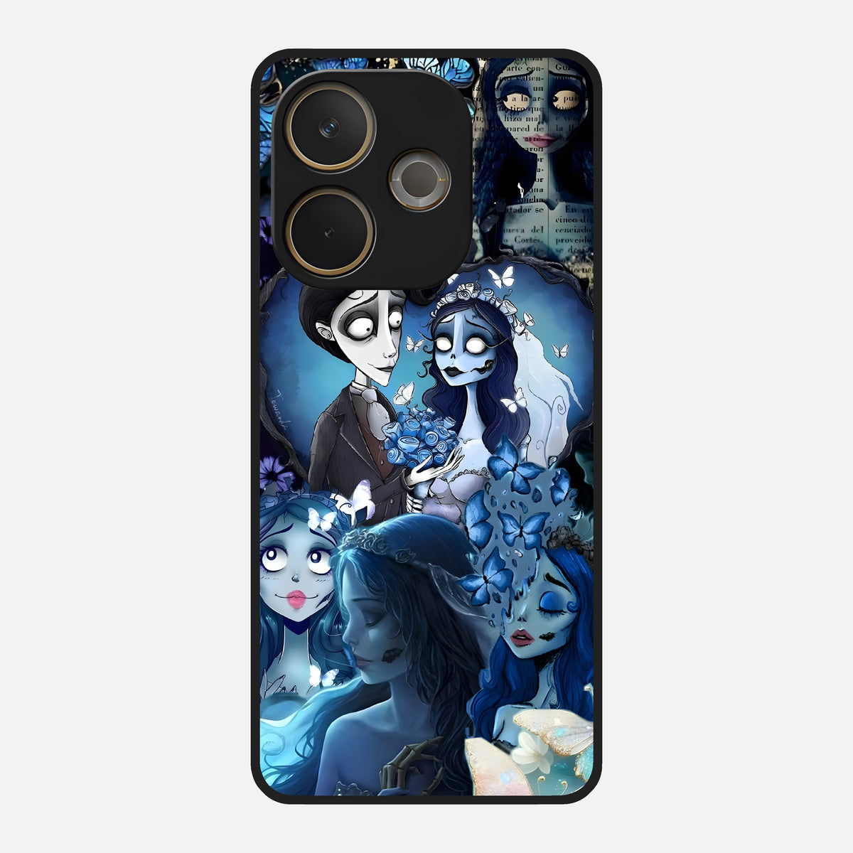  Butterfly Ghost Soul Glass Case For Oppo A5 Pro back cover – full design glossy printed glass finish