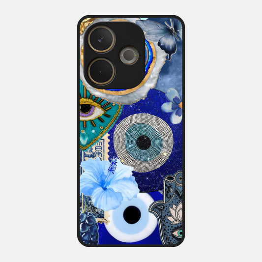  Celestial Blue Vision Glass Case For Oppo A5 Pro back cover – full design glossy printed glass finish