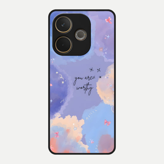  Celestial Cloud Magic Glass Case For Oppo A5 Pro back cover – full design glossy printed glass finish
