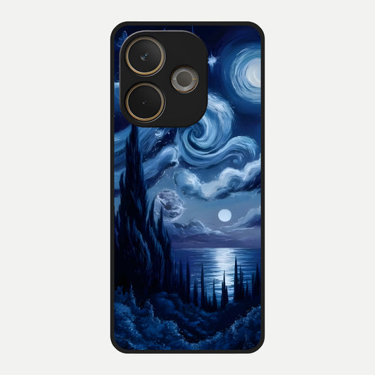  Celestial Dream Van Gogh Glass Case For Oppo A5 Pro back cover – full design glossy printed glass finish