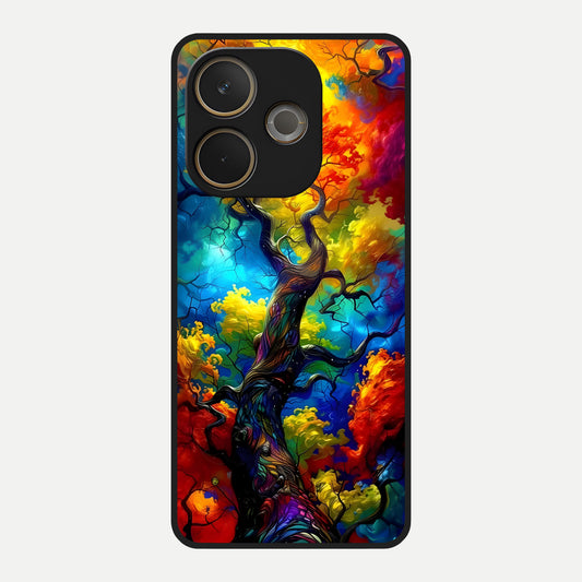  Colorful Soda Bottles Glass Case For Oppo A5 Pro back cover – full design glossy printed glass finish