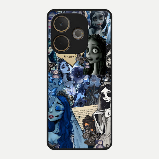  Corpse Bride Posters Glass Case For Oppo A5 Pro back cover – full design glossy printed glass finish