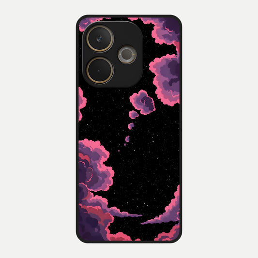  Cosmic Cloud Journey Glass Case For Oppo A5 Pro back cover – full design glossy printed glass finish