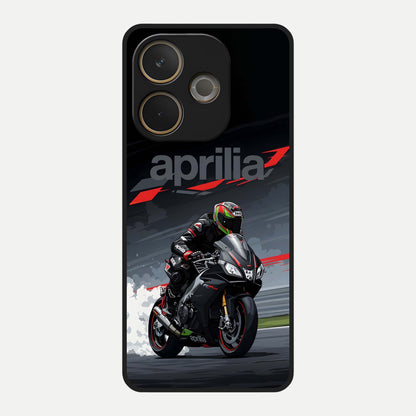  Dark Aprilla Glass Case For Oppo A5 Pro back cover – full design glossy printed glass finish