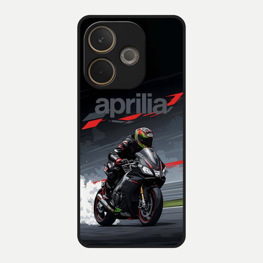  Dark Aprilla Glass Case For Oppo A5 Pro back cover – full design glossy printed glass finish