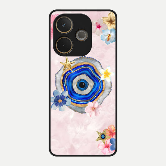  Divine Aura Bloom Glass Case For Oppo A5 Pro back cover – full design glossy printed glass finish